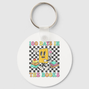 Llavero 100 días en los libros leyendo docente 100 días
