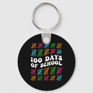 Llavero 100 Días Escolares 100º Día De Té Escolar Estudian