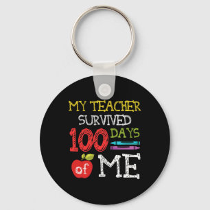 Llavero 100 Días Escolares 100 Día Escolar