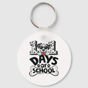 Llavero 100 Días Escolares De Dalmacia Niño 100