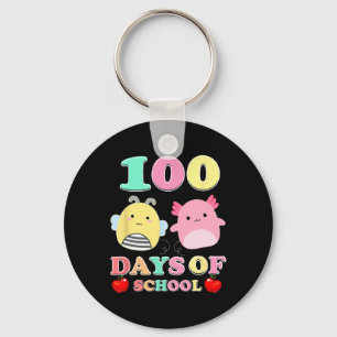 Llavero 100 Días Escolares De Niños Juguetes Suaves Profes