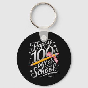 Llavero 100 días felices del Día del Arco Escolar 100 días