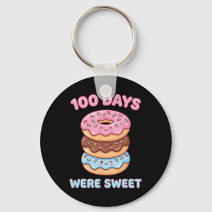 Llavero 100 Días Fueron Dulces Donut Kawaii 100º Día De Co