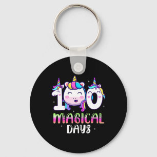 Llavero 100 días mágicos Chicas niños 100 días de escuela