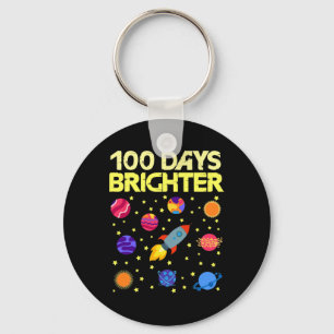 Llavero 100 Días Más Brillantes 100º Día De La Escuela Est