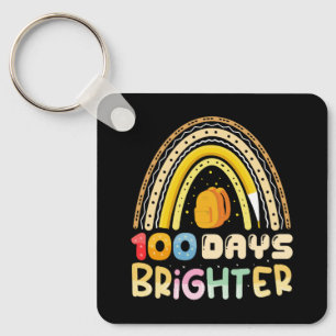 Llavero 100 días más Brillantes 100 días de maestro escola