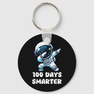 Llavero 100 días más inteligente astronauta de dabbing 100