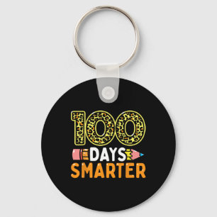 Llavero 100 días más inteligente profesor o estudiante 100