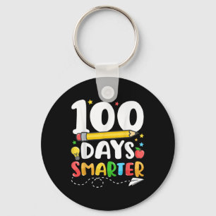 Llavero 100 días más inteligentes, 100 días feliz día del