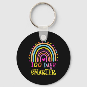 Llavero 100 Días Más Inteligentes En El Arcoiris