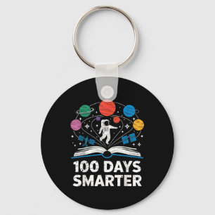 Llavero 100 días más inteligentes espacio astronauta 100 d
