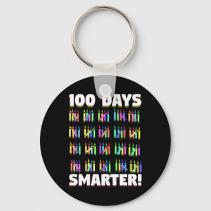 Llavero 100 Días Más Inteligentes Regalo Estudiantil Crayo