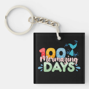Llavero 100 días Mermazing Días 100 de la escuela Sirena