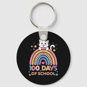 Llavero 100 días niños Chicas más inteligentes Kitten Cat