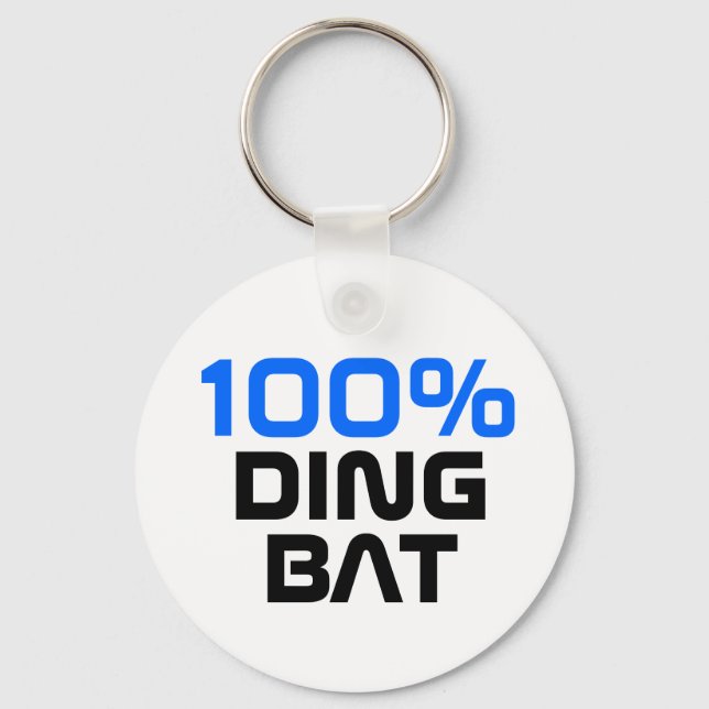 Llavero 100% dingbat (Anverso)