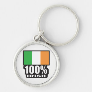 Llavero 100% Irish/St. Patrick's Day