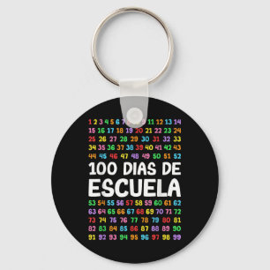 Llavero 100 Maestra Española Dias De Escuela