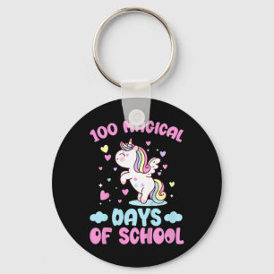 Llavero 100 Mágicos Días De Chicas Escolares 100 Días De S