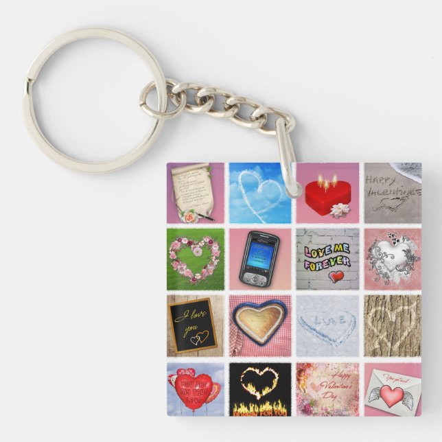 Llavero 100 maneras de decir que te amo (Frente)