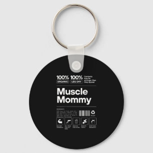 Llavero 100% Muscle Mommy - Gimnasio de culturismo en form