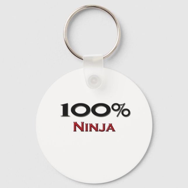 Llavero 100% Ninja (Anverso)