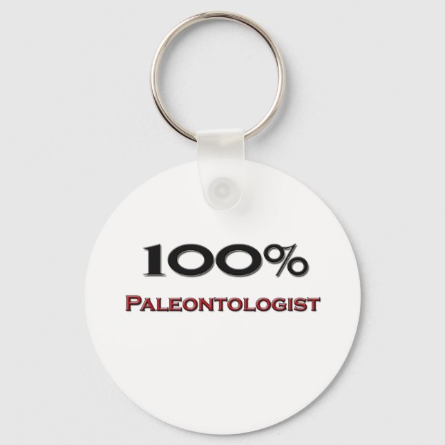 Llavero 100% Paleontólogo (Anverso)