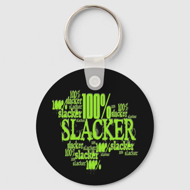 Llavero 100% Slacker - Keychain (Anverso)
