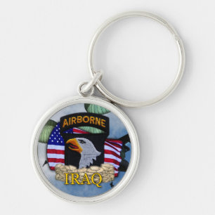 Llavero 101ª división aérea veteranos de iraq vet Keychain
