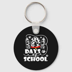 Llavero 101 días de clases de perro con 100 días de estudi