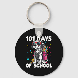 Llavero 101 Días De Escolar De Perro Niño 100 Días De Escu