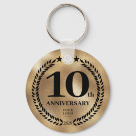 Llavero 10.ª conmemoración del oro del aniversario de los