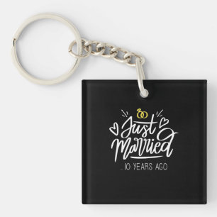Llavero 10.º Aniversario Boda