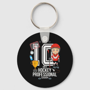 Llavero 10.º Nacimiento Solo 10 Y Ya Un Pro De Hockey
