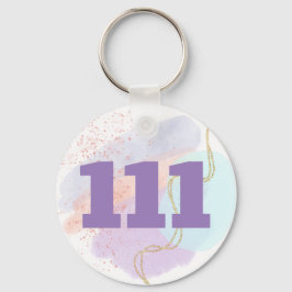 Llavero 111 Alinear y mostrar números de ángel de alta vib