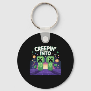 Llavero 11.º Jugador de Cumpleaños Pixel Creepin’ En 11 Vi