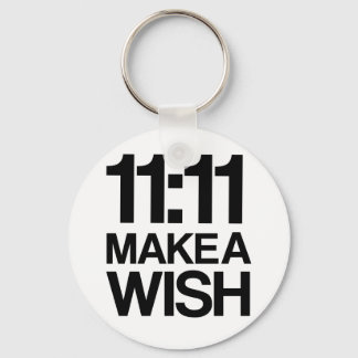Llavero 11:11 MAKE A WISH keychain