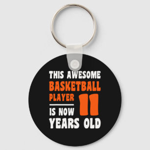 Llavero 11 años Feliz 11 aniversario Básquetbol 11º Bi