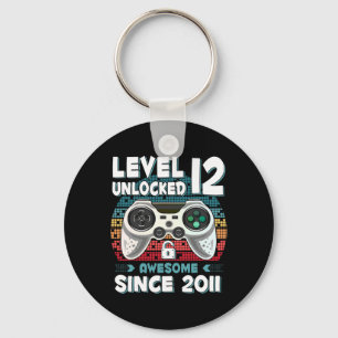 Llavero 12 años Bday Son Boy Funny Gamer 12 años Bir