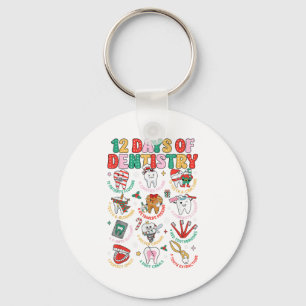 Llavero 12 Días De Navidades De Odontología Dental Squad C