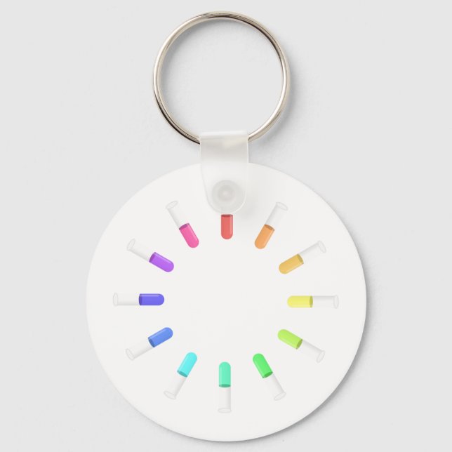 Llavero 12 líquidos (Anverso)