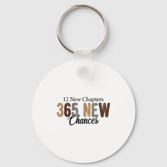 Llavero 12 New Chapters 365 New Chances  (Anverso)