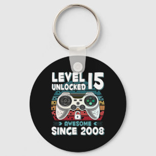 Llavero 15 años Bday Son Boy Funny Gamer 15 años Bir