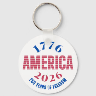 Llavero 1776 AMÉRICA 2026 250 años de libertad