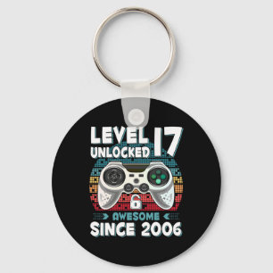 Llavero 17 años Bday Son Boy Funny Gamer 17 años Bir