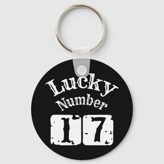 Llavero 17 - Lucky Número 17 Luck (Anverso)