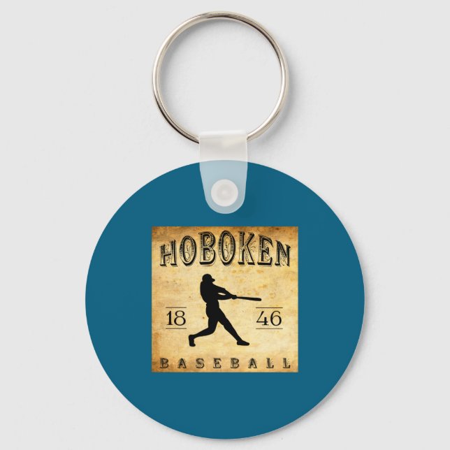 Llavero 1846 Hoboken New Jersey Baseball  (Anverso)