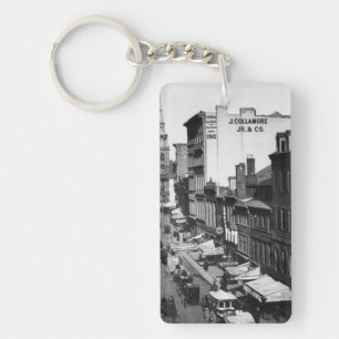 Llavero 1859: Tráfico y tiendas en Washington Street