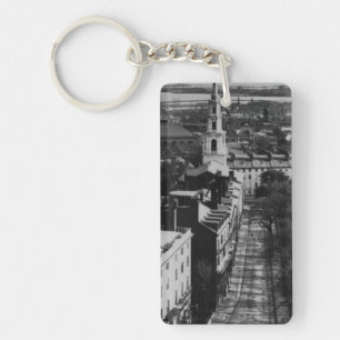 Llavero 1859: Vista de Boston desde la Casa de Gobierno