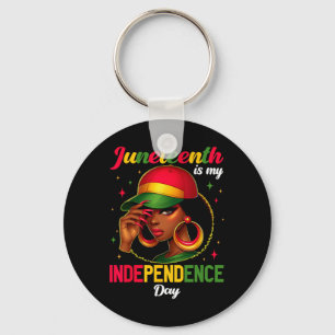 Llavero 1865 Es Mi Día de la Independencia Mujeres Afroame