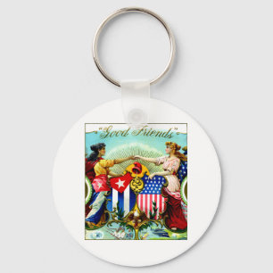 Llavero 1898 buenos cigarros de los amigos